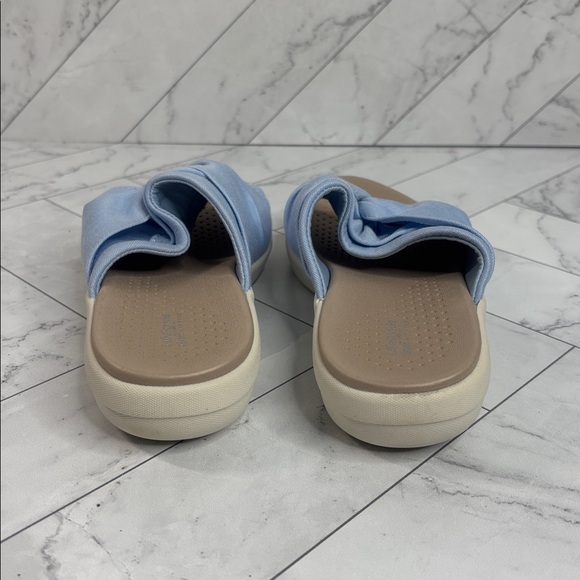 NWOT LifeStride Womens Cherish Light Blue Washable Slip-On Slide Sandals Size 6M - Picture 5 of 9